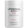 Codeage Liposomal NADH+ Supplement – NADH, Vitamin B12, D-Ribose as Bioenergy Ribose, CoQ10-2-Month Supply – Liposomal Delivery – β-Nicotinamide Adenine Dinucleotide Pills – Non-GMO – 60 Capsules
