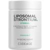 Codeage Liposomal Strontium Supplement – Strontium Citrate, Vitamin K2 MK-7, Liposomal Delivery, Non-GMO, Gluten-Free – 90 Capsules