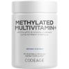 Codeage Methylated Multivitamin Supplement – B-Vitamin, Vitamins A, C, D, E, K2, B12 Methylcobalamin – L-Methylfolate – Magnesium, CoQ10, DIM, Probiotics, Benfotiamine, Lithium, Calcium – 90 Capsules
