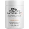 Codeage Raw Vitamin B-Complex Supplement – Essential B Vitamins with Probiotics, Digestive Enzymes, Fruits & Vegetables – 2-Month Supply – Methylfolate – Biotin – Vitamin B12 – Non-GMO – 60 Capsules