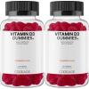 Codeage Vitamin D3 Gummy Vitamins, Vitamin D3 5000 IU Gummies Cholecalciferol 125 mcg, Soft Pectin-Based, Animal Gelatin-Free Gummy, Gummies Vitamins, Tasty Strawberry, Non-GMO – 2-Pack