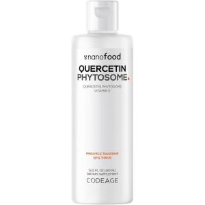Codeage Liquid Quercetin Phytosome Supplement, Quercetin 1000 mg Dihydrate, 3-Month Supply, Immune Support, Sophora Japonica, Vitamin E, Liposomal Delivery, Vegan, Non-GMO, 15.22 fl oz