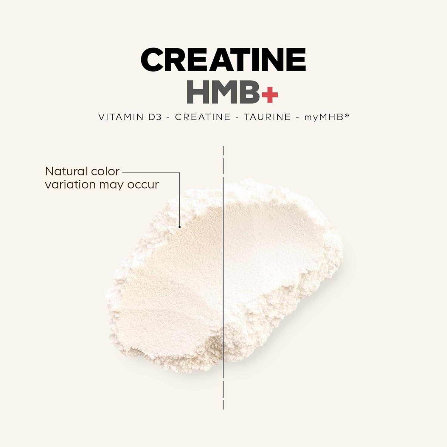 image:imageCodeage Creatine HMB Powder Creatine Monohydrate Taurine myHMB Supplement Vitamin D3 Sports Support Supplement Liposomal Delivery NonGMO Unflavored 1132 oz