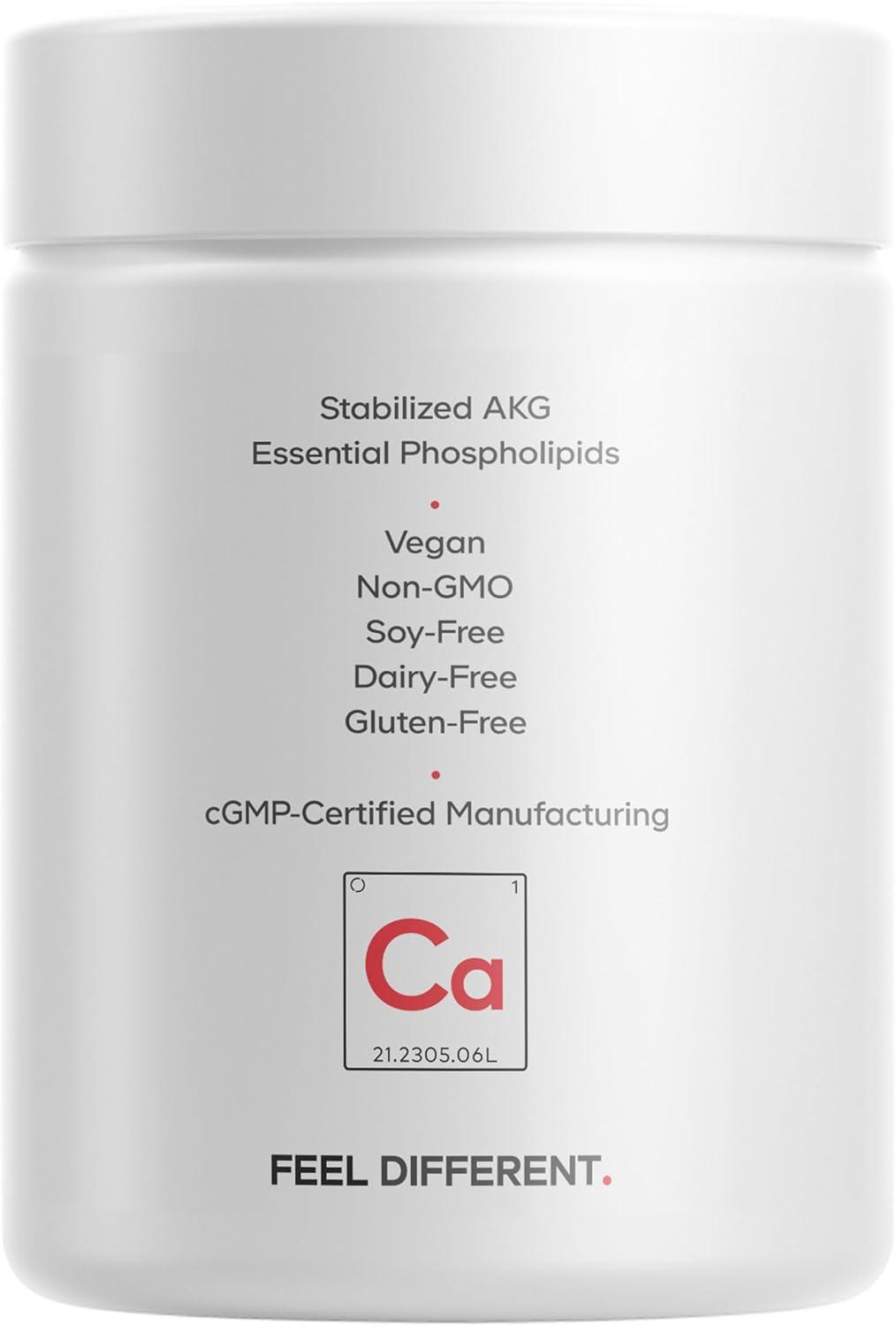 image:imageCodeage Liposomal Calcium AKG Supplement Calcium AlphaKetoglutarate 2Month Supply Liposomal Delivery 1 Capsule Per Serving NonGMO GlutenFree 60 Capsules