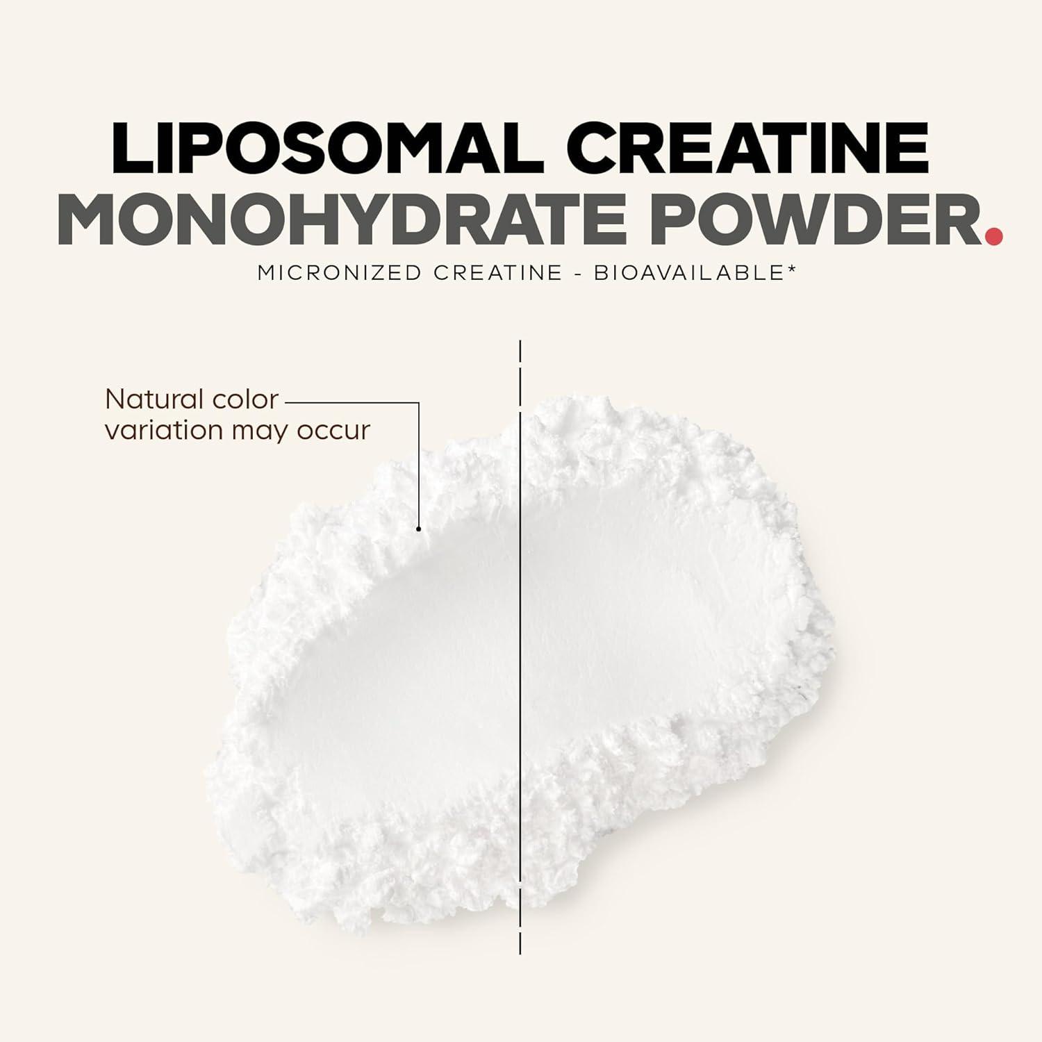 image:imageCodeage Liposomal Creatine Powder Supplement Pure Creatine Monohydrate 5000mg Pre Workout amp Post Workouts Unflavored Creatine Micronized Creatine Powder Creatinine for Sports 30 ServingsPowder
