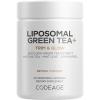 Codeage Liposomal Green Tea+ EGCG 50% Green Tea Extract, Organic Matcha Green Powder, Peppermint Leaf, Lemon Peel, Liposomal Delivery – Vegan Pils Supplement – Non-GMO – 60 Capsules