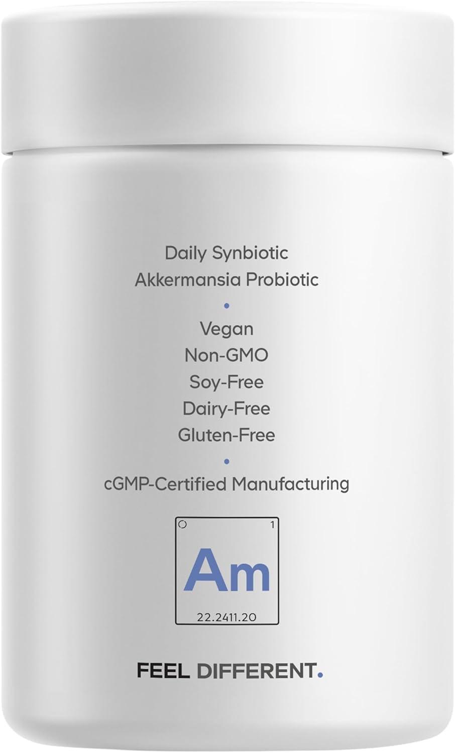 image:imageCodeage Akkermansia Synbiotic Supplement 100 Million AFU Akkermansia Probiotic amp Chicory Inulin Prebiotic Chicory Root 1 Capsule Per Serving NonGMO GlutenFree 30 Capsules