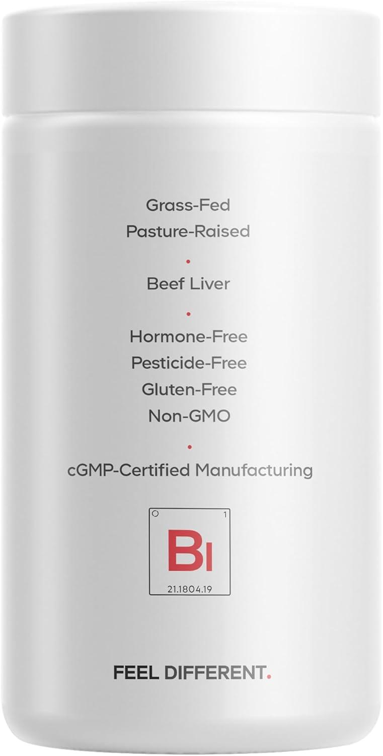 image:imageCodeage Grass Fed Beef Liver Supplement Superfood Freeze Dried NonDefatted Desiccated Glandulars Bovine Pills Pasture Raised Beef Vitamins NonGMO Liver Meat 180 Capsules