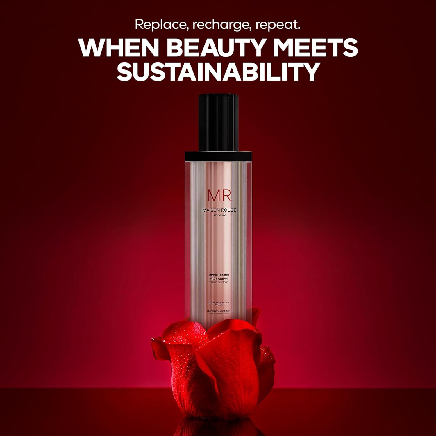image:imageCodeage Maison Rouge Brightening Face Cream Refill Glutathione Cream Collagen Peptides Vitamin E CoQ10 Radiance amp Antioxidant Complex Paraben and Sulfates Free Skin Care 17 fl ozFace Cream 17 fl oz