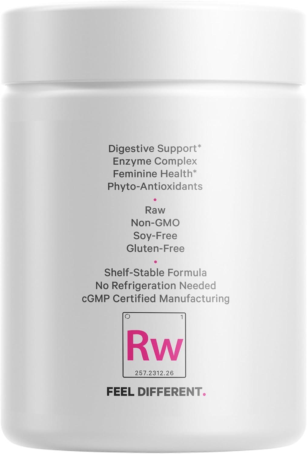 image:imageCodeage Raw Womens Probiotic Supplement 34 Probiotic Strains 100 Billion CFUs Digestive Enzymes Prebiotic Blend DIM Herbal Extracts Phytonutrients NonGMO 30 Capsules