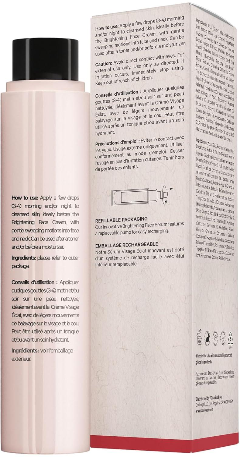 image:imageMaison Rouge Brightening Face Serum Refill by Codeage Glutathione Vitamin C E Hyaluronic Acid amp Collagen Radiance amp Antioxidant Support ParabenFree For All Skin Types 17 fl ozFace Serum 17 fl oz Refill