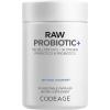 Codeage Raw Probiotic+ – 100 Billion CFU Probiotic Supplement with 34 Strains, Prebiotics & Digestive Enzymes, Wild Kefir Culture, Non-GMO – 30 Capsules