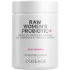 Codeage Raw Women’s Probiotic+ Supplement – 34 Probiotic Strains, 100 Billion CFUs, Digestive Enzymes, Prebiotic Blend, DIM, Herbal Extracts, Phytonutrients – Non-GMO – 30 Capsules