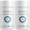 Codeage Selenium 200 mcg Supplement, 6-Month Supply, Immune Support, Mineral Cofactor Selenomethionine, Phospholipids, Vegan, Liposomal Delivery – 2 Pack