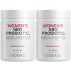 Codeage Women’s Probiotics Supplement – 50 Billion CFUs – SBO Probiotics & Prebiotics – Cranberries – Feminine Health – Fermented Botanical Blend, Whole Food Supplement – Vegan, Non-GMO – 60 Capsules(60 Count (Pack of 2))