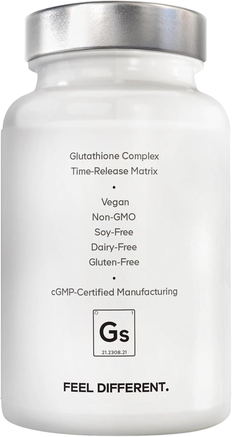image:imageAmen GlutathioneSR Advanced SustainedRelease Supplement 2Month Supply Reduced LGlutathione Galactomannans Fenugreek Seed TimeReduced Matrix NonGMO 60 Capsules