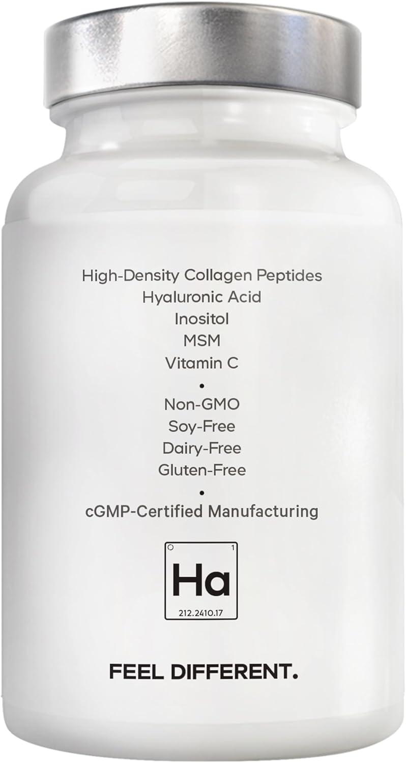 image:imageAmen Hair Vitamins 10000 mcg Biotin Collagen Powder Vitamin C D3 amp E Pantothenic Acid MSM Zinc Hyaluronic Acid Inositol amp Horsetail Extract NonGMO Hair Pill Supplements 60 Capsules