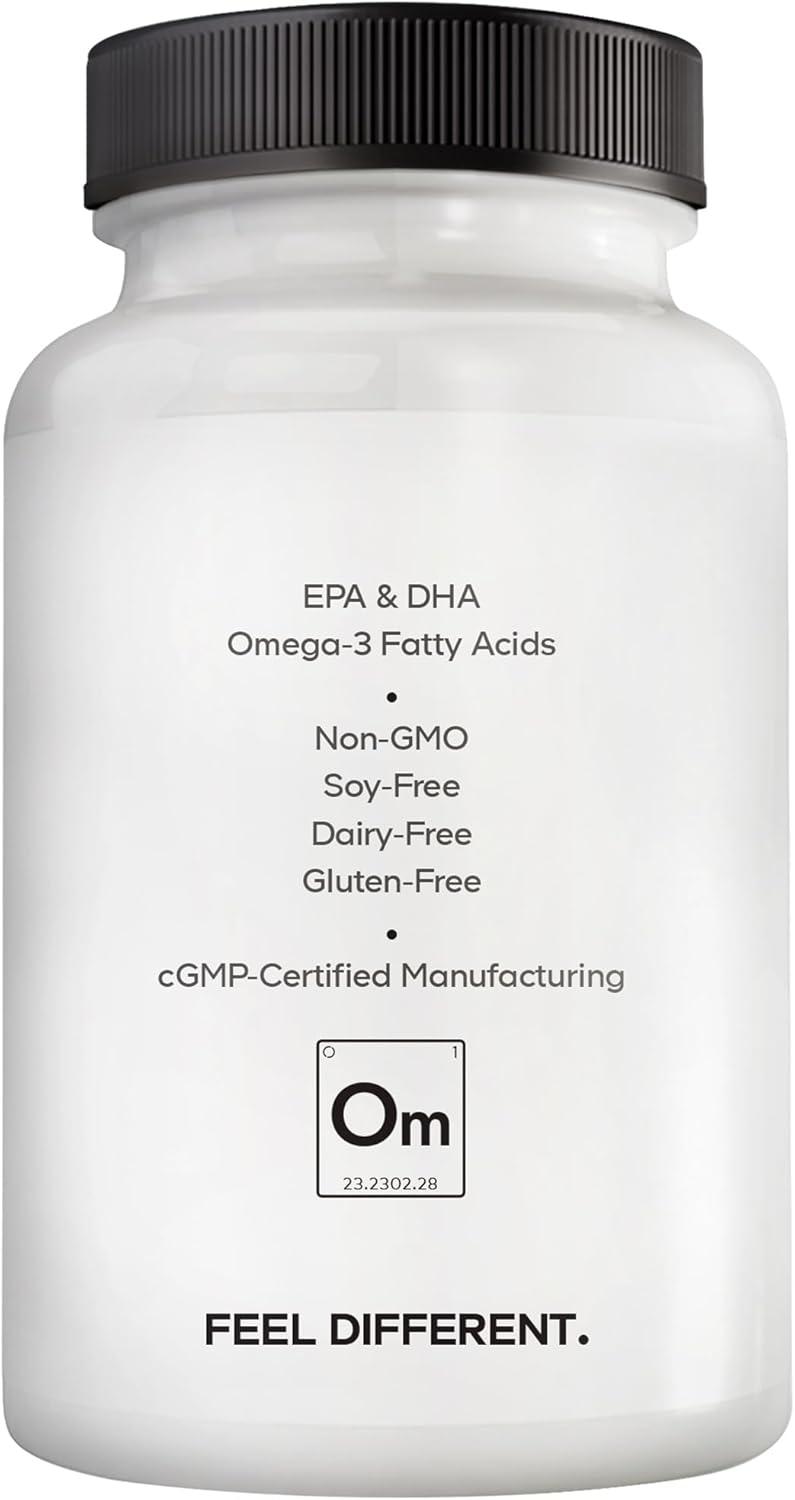 image:imageAmen Omega3 Supplement 1500mg HighPotency Daily Omega 3 EPA and DHA Fatty Acids Fish Oil 45Day Supply Fatty Acid Supplements Fish Oil Pills NonGMO 90 Soft Gels Capsules