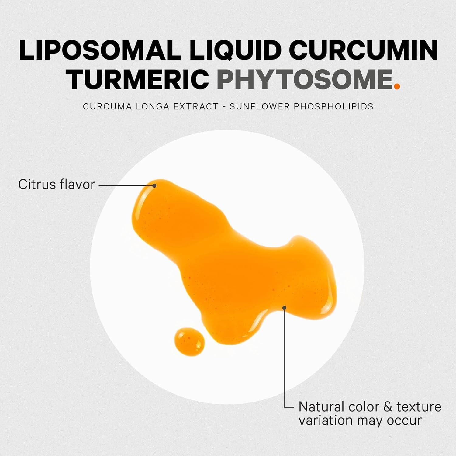 image:imageCodeage Liposomal Curcumin Phytosome Liquid Supplement Turmeric Curcumin Vegan Liquid Drops PlantBased Curcuma Longa Dropper Curcumina Sunflower Phospholipid SugarFree Citrus Flavor 2 fl oz