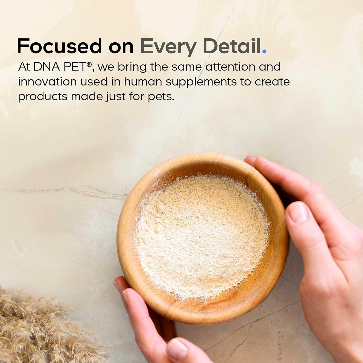 image:imageDNA PET Goat Milk and Colostrum Powder for Dogs Goat Milk Powder Bovine Colostrum Protein Supplement for Dogs Canine Joint amp Gut Wellness Support All Breeds and Sizes 32 oz