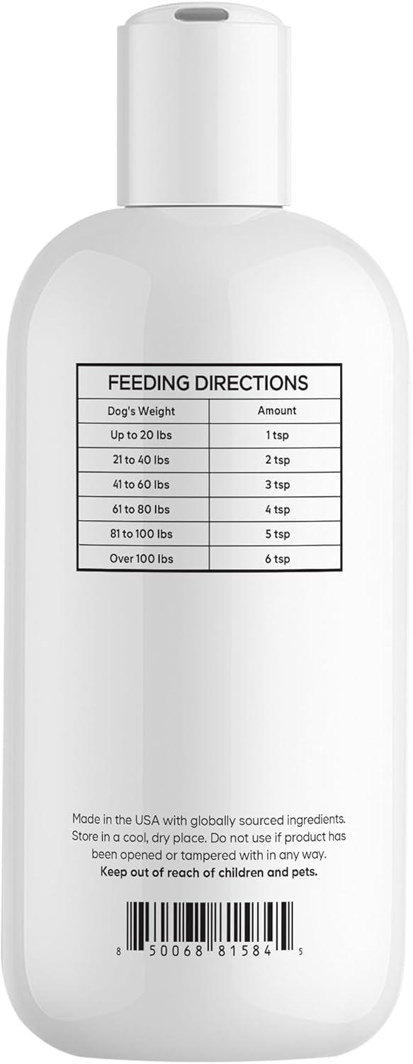 image:imageDNA PET Wild Alaskan Salmon Oil for Dogs EPA DHA Omega 3 amp 6 Fatty Acids for Pets Liquid Fish Oil Supplement for Dogs All Breeds 8 fl oz