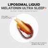 Codeage Liposomal Ultra Sleep + Liquid Melatonin Supplement for Adults, Vitamin E, Phospholipid Complex, Phosphatidylcholine, Vegan Chocolate Smoothie Drops, Non-GMO, No Sugar, 45+ Servings, 8 fl oz