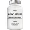 Amen Glutathione-SR+ Advanced Sustained-Release Supplement – 2-Month Supply – Reduced L-Glutathione – Galactomannans Fenugreek Seed – Time-Reduced Matrix – Non-GMO – 60 Capsules