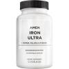 Amen Iron Ultra Supplement + Copper, Folate, Vitamin C and B12-2-Month Supply – Ferrous Sulfate Iron Vitamin – 65mg Per Serving – Folic Acid – Non-GMO Pills – 60 Capsules