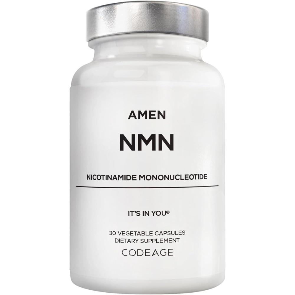 image:imageAmen NMN Supplement NMN 500 Mg Nicotinamide Mononucleotide Capsules NAD Precursor NonGMO 30 Capsules