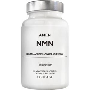 Amen NMN Supplement – NMN 500 Mg Nicotinamide Mononucleotide Capsules, NAD+ Precursor – Non-GMO – 30 Capsules